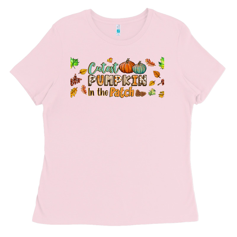 Cutest Pumpkin In The Patch Lebbey Glass Ladies Tee by BundleAndBundleShop | Teevron