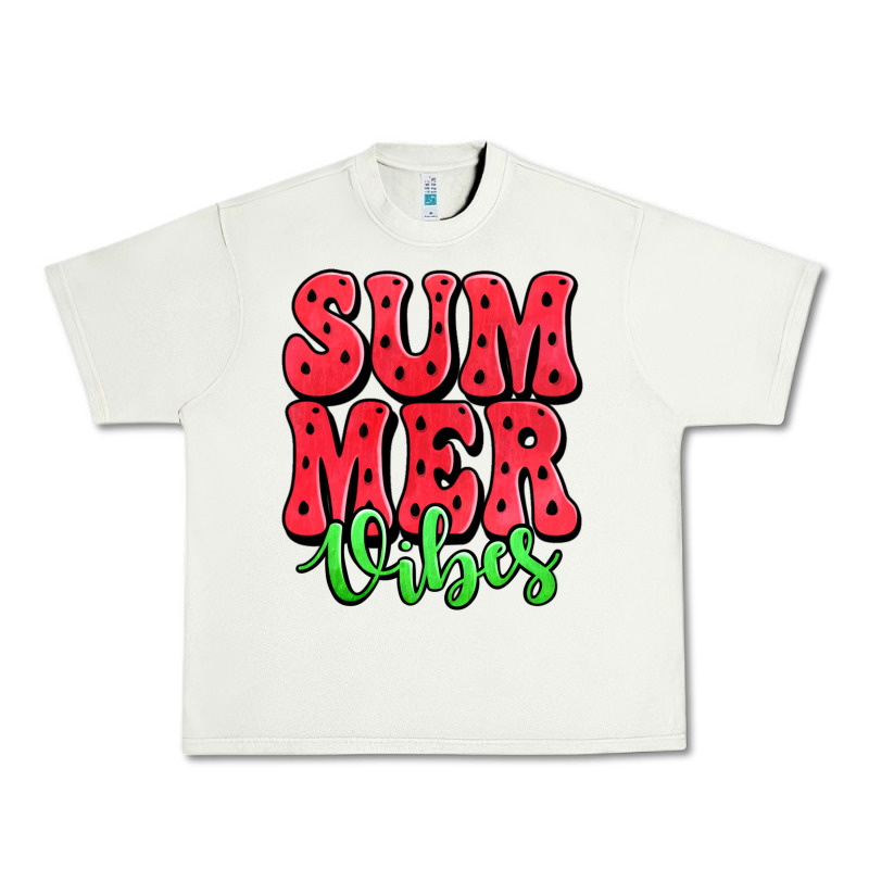 Summer Vibes Watermelon Urban Heavy Tee by Jasminsmagicworld | Teevron