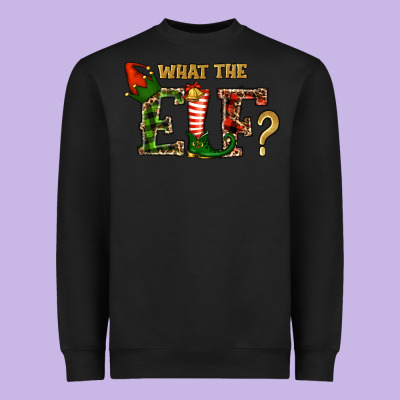 What The Elf Christmas Heavyweight Sweatshirt Designed By Ranaportraitstore