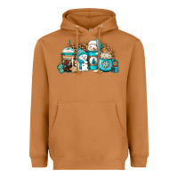 Meerkat winter snowman coffee cups Heavyweight Hoodie - Jasminsmagicworld