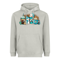 Moon Dust winter snowman coffee cups Heavyweight Hoodie - Jasminsmagicworld
