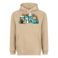 Mushroom winter snowman coffee cups Heavyweight Hoodie - Jasminsmagicworld