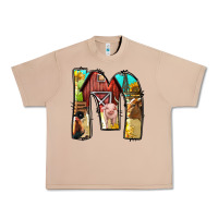 Burro farm life alphabet lowercase letters m Urban Heavy Tee - BundleAndBundleShop