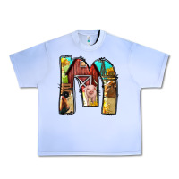 Grape Ice farm life alphabet lowercase letters m Urban Heavy Tee - BundleAndBundleShop