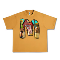 Peanut Butter farm life alphabet lowercase letters m Urban Heavy Tee - BundleAndBundleShop