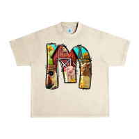 Sandshell farm life alphabet lowercase letters m Urban Heavy Tee - BundleAndBundleShop
