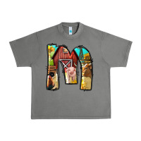 Tornado farm life alphabet lowercase letters m Urban Heavy Tee - BundleAndBundleShop