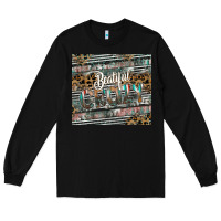 Black beautiful crazy Long Sleeve Tee - CowhideDigitalArt