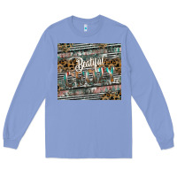 Colony Blue beautiful crazy Long Sleeve Tee - CowhideDigitalArt