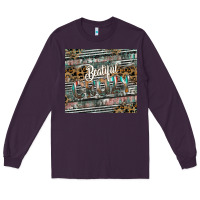 Plum beautiful crazy Long Sleeve Tee - CowhideDigitalArt