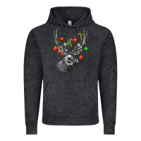 Vintage Black Mule deer with Vintage Hoodie - LillyAllenDesigns