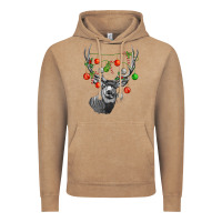 Vintage Coffee Mule deer with Vintage Hoodie - LillyAllenDesigns