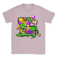Lilac louisiana map alligator mardi gras olivia Classic Tee - OliviaCreatesArt