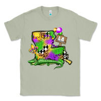 Matcha louisiana map alligator mardi gras olivia Classic Tee - OliviaCreatesArt