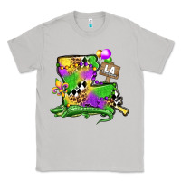 Moon Dust louisiana map alligator mardi gras olivia Classic Tee - OliviaCreatesArt