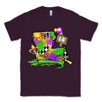 Plum louisiana map alligator mardi gras olivia Classic Tee - OliviaCreatesArt