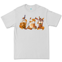 Dove Grey Fall Coffees Premium Tee - FaDigitalArtStudio