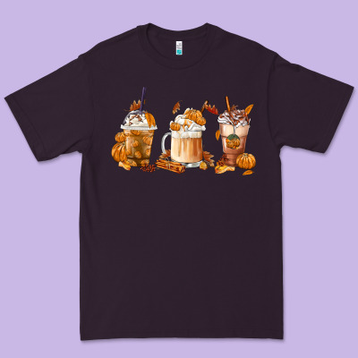 Fall Coffees Premium Tee Designed By Fadigitalartstudio