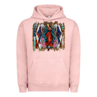 Pigment Salmon lady of guadalupe th of july Urban Hoodie - Jasminsmagicworld