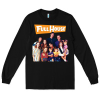 Black house cast full Long Sleeve Tee - DesigneFamous