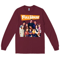 Burgundy house cast full Long Sleeve Tee - DesigneFamous