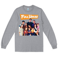 Heather Grey house cast full Long Sleeve Tee - DesigneFamous