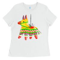 White pinata Ladies Tee - FaDigitalArtStudio