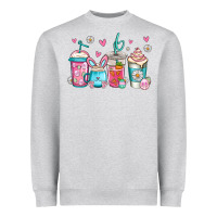 Heather Grey easter coffee Heavyweight Sweatshirt - Jasminsmagicworld