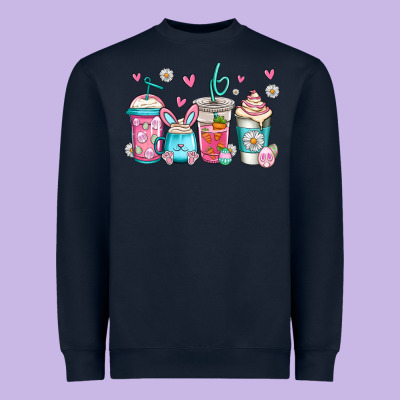 Easter Coffee Heavyweight Sweatshirt Designed By Jasminsmagicworld