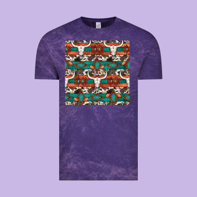 Native American Aztec Seamless Pattern 3 Vintage Tee Designed By Bundleandbundleshop