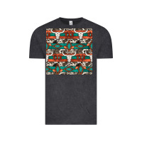 Vintage Black native american aztec seamless pattern 3 Vintage Tee - BundleAndBundleShop
