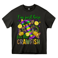 Asphalt ı'm just here for the crawfish olivia Heavy Core Tee - OliviaCreatesArt