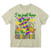 Mossy ı'm just here for the crawfish olivia Heavy Core Tee - OliviaCreatesArt