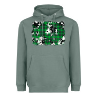 Sage Christmas Joy With Chick Heavyweight Hoodie - RanaPortraitStore