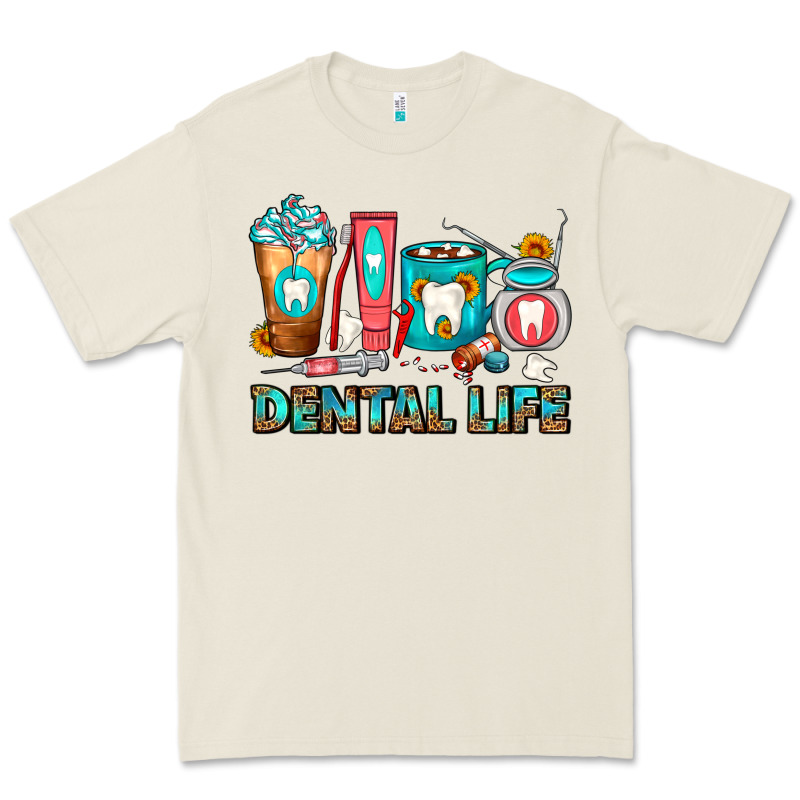 Dental Life Dentist Coffee Cups Premium Tee by FaDigitalArtStudio | Teevron