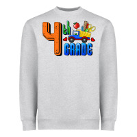 Heather Grey Fourth Grade Heavyweight Sweatshirt - RanaPortraitStore