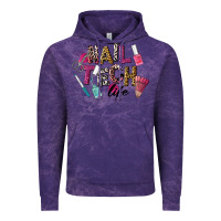 Cloud Purple Nail Tech Life Vintage Hoodie - LillyAllenDesigns