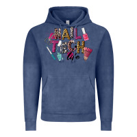 Vintage Denim Nail Tech Life Vintage Hoodie - LillyAllenDesigns