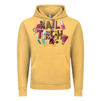 Vintage Mustard Nail Tech Life Vintage Hoodie - LillyAllenDesigns