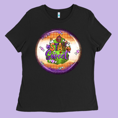 Stay Sweet Earrings Ladies Tee Designed By Bundleandbundleshop