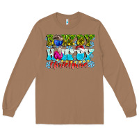 Toasted Coconut Rowdy Howdy Christmas Long Sleeve Tee - CowhideDigitalArt