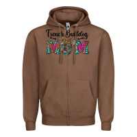 Chestnut french bulldog mom Zipper Hoodie - RanaPortraitStore