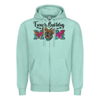 French Bulldog Mom Zipper Hoodie | Teevron