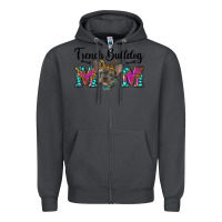 Smoke french bulldog mom Zipper Hoodie - RanaPortraitStore