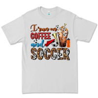 Dove Grey I Run On Coffee And Soccer Frappe Premium Tee - FaDigitalArtStudio