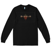 Black #diablo Long Sleeve Tee - DesigneFamous