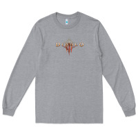 Heather Grey #diablo Long Sleeve Tee - DesigneFamous