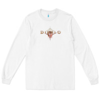 White #diablo Long Sleeve Tee - DesigneFamous
