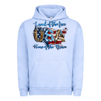 Pigment Grape Ice land of the free home of the brave american flag background Urban Hoodie - Jasminsmagicworld