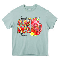 Arona sweet summer time waterolor Heavy Core Tee - CowCowDesign